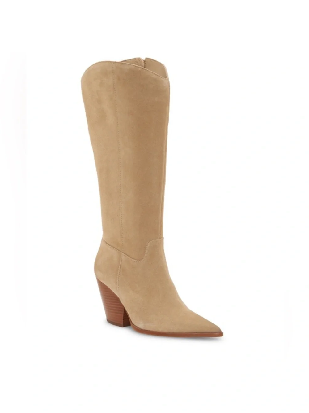 Vince Camuto Tan Suede Leather Oyennda Tall Knee High Boots 11 - Picture 2 of 11